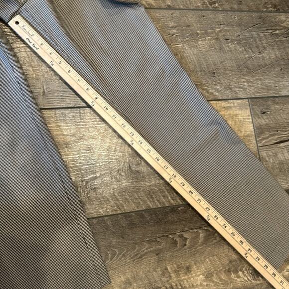 Babaton Numero Pant Small Houndstooth Brown Black Size 10 - Picture 5 of 10